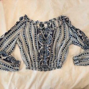 H&M Boho Crop top